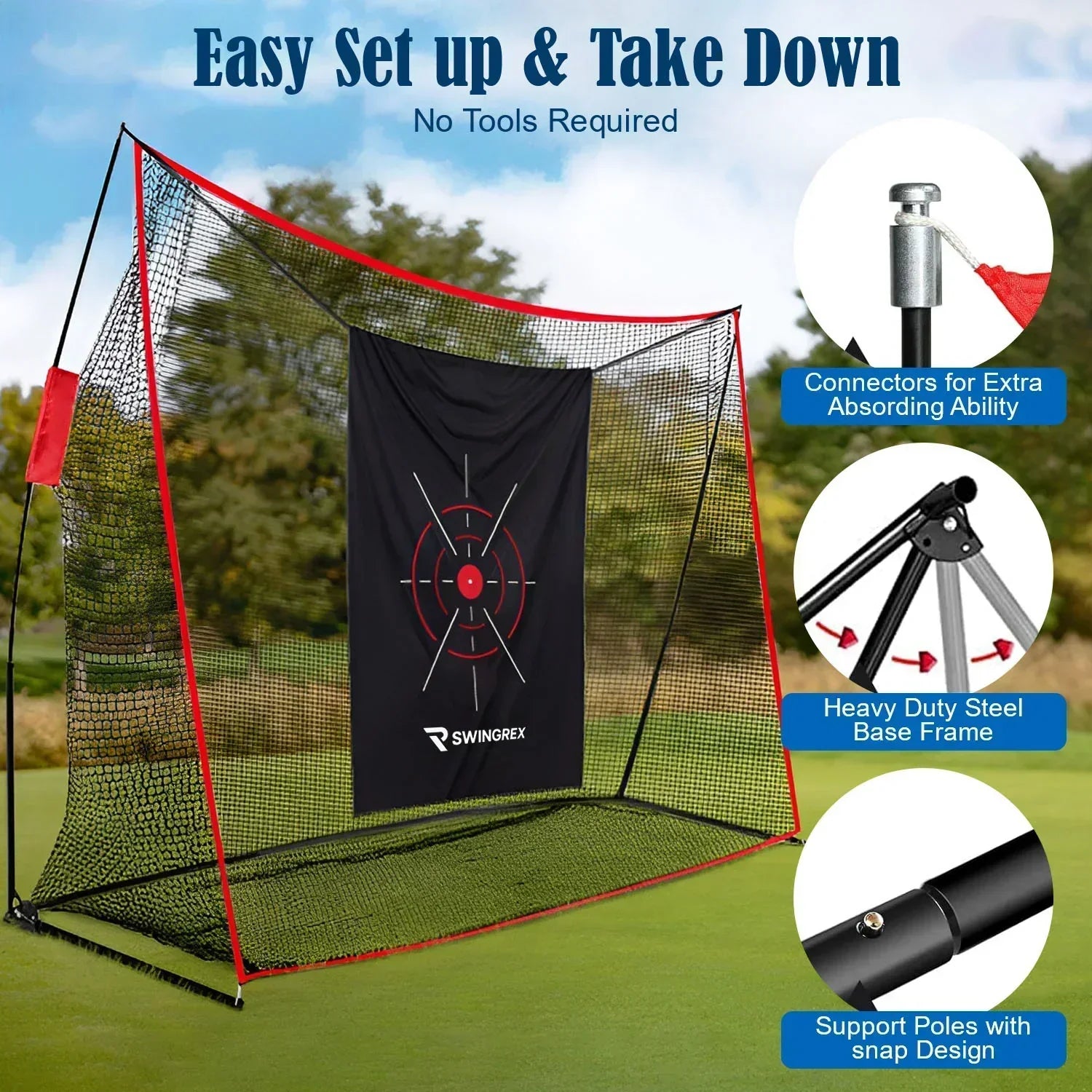 SwingRex Backyard Practice Net